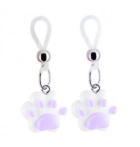 MizzZee - Kitty Paw Nipple Clamps (Purple)